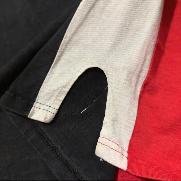 Champion Black and Red V-Neck Tee - Picture 9 of 16